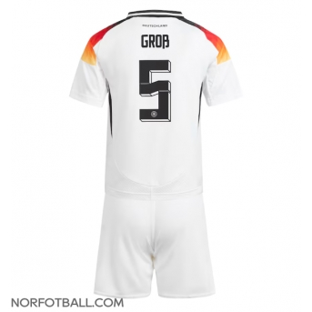 Billige Fotballdrakt Tyskland Pascal Gross #5 Replika Hjemmedraktsett Barn EM 2024 Kortermet (med bukser)